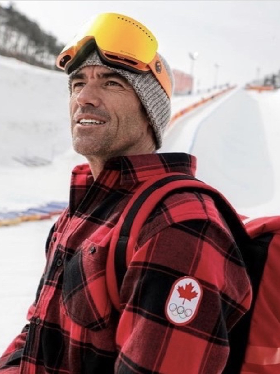 Trennon Paynter at the Olympic halfpipe venue